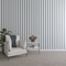 Ekena Millwork 94H x 3/4T Adjustable PVC Slat Wall Panel Kit w/ 4W Slats, Unfinished contains 11 Slats SWP55X94X0750UN - alternate 1
